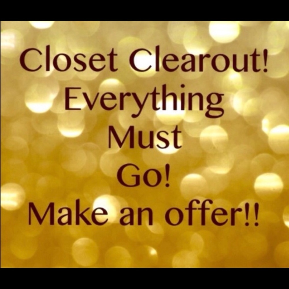 Clearing out my Posh Closet! Everything must go!